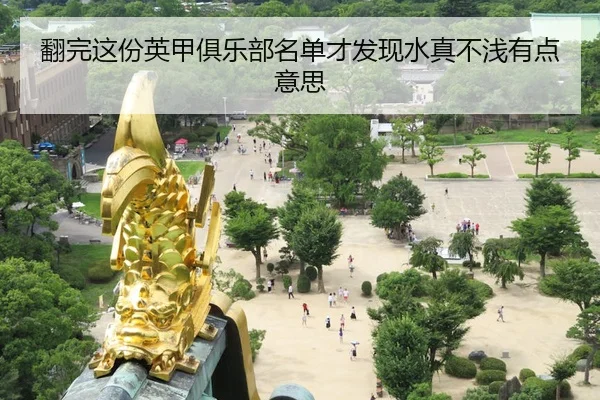 翻完这份英甲俱乐部名单才发现水真不浅有点意思